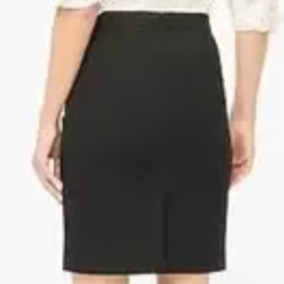 J. Crew Factory BO722 Black Pencil Skirt For Women size 20 NWT - Picture 3 of 9